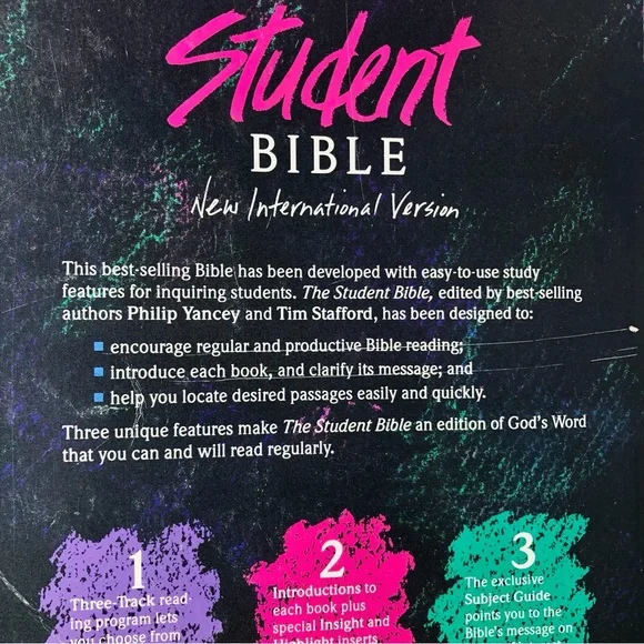 THE STUDENT BIBLE PAPERBACK NEW INTERNATIONAL VERSION - Picture 5 of 10